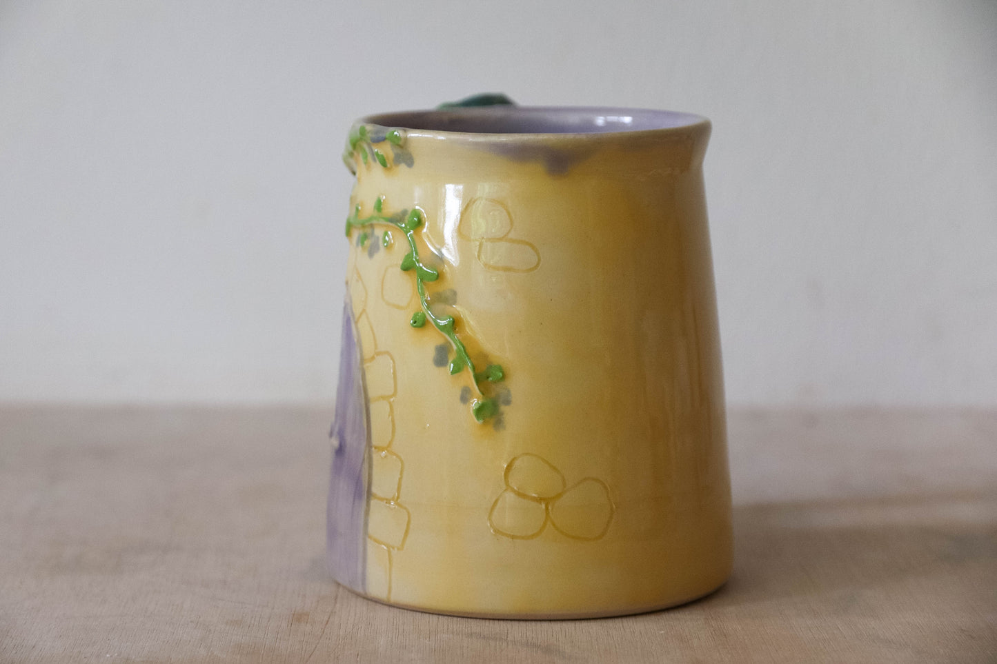 Yellow Lilac Castle Stoneware Mug