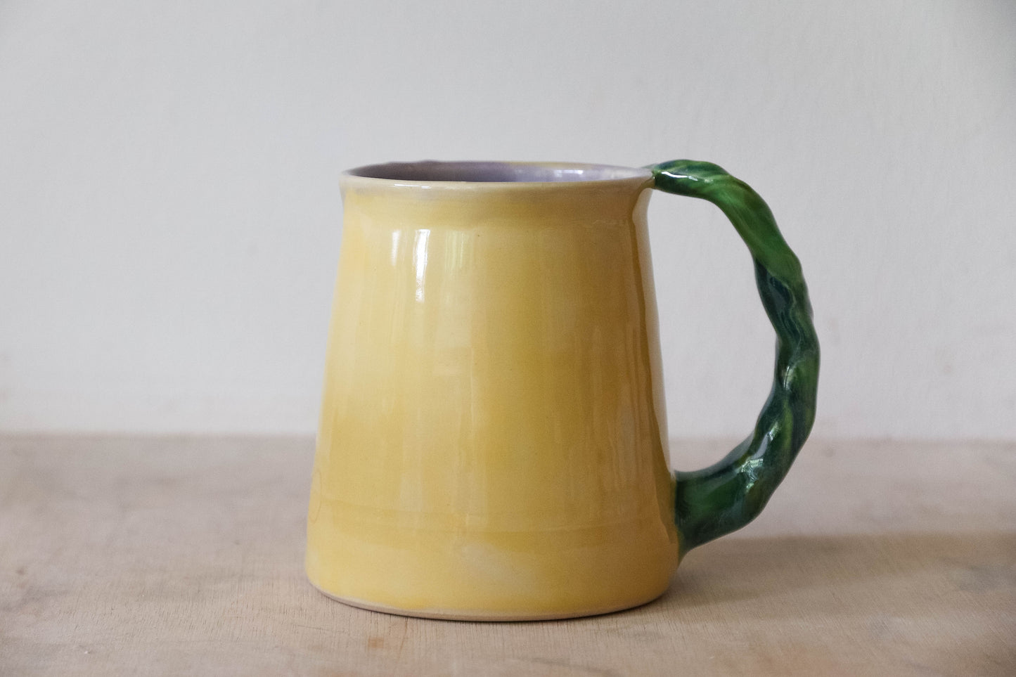 Yellow Lilac Castle Stoneware Mug