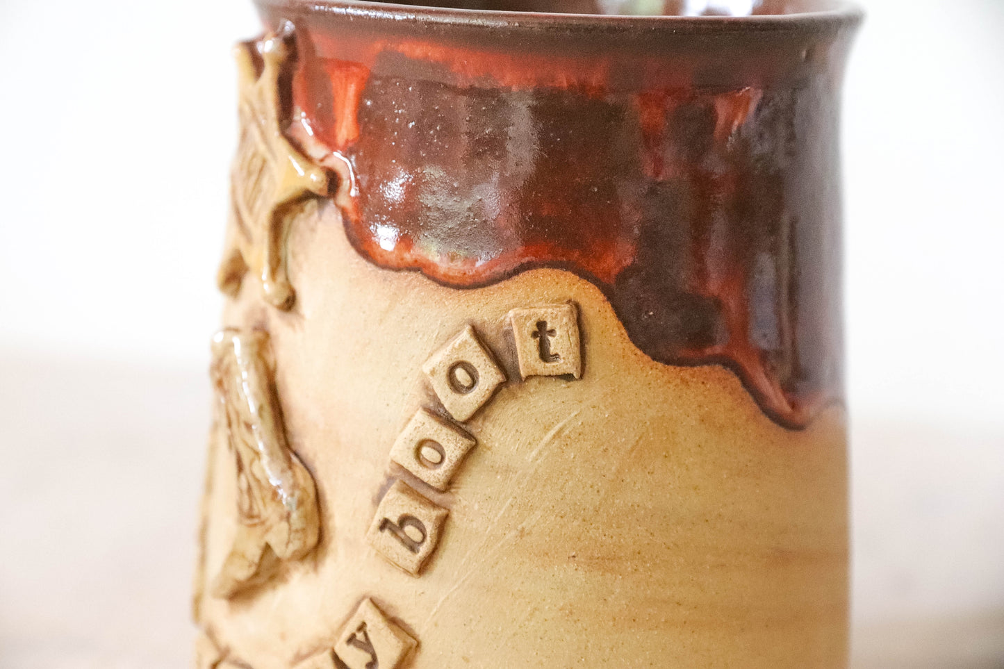 There's a Snake in My Boot Stoneware Mug