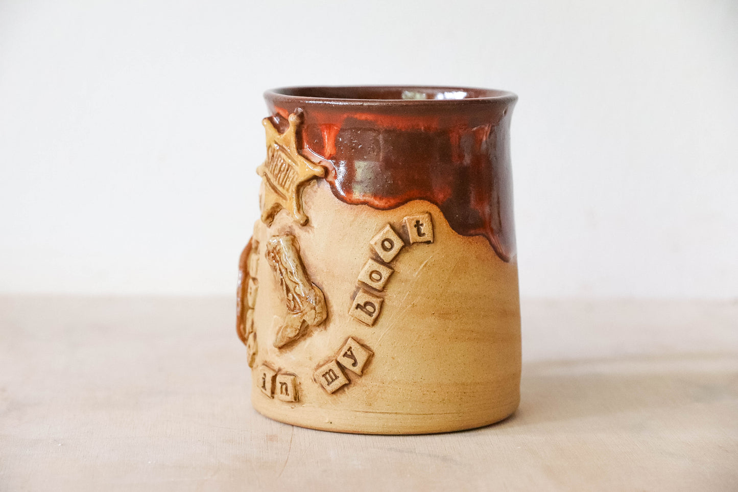 There's a Snake in My Boot Stoneware Mug
