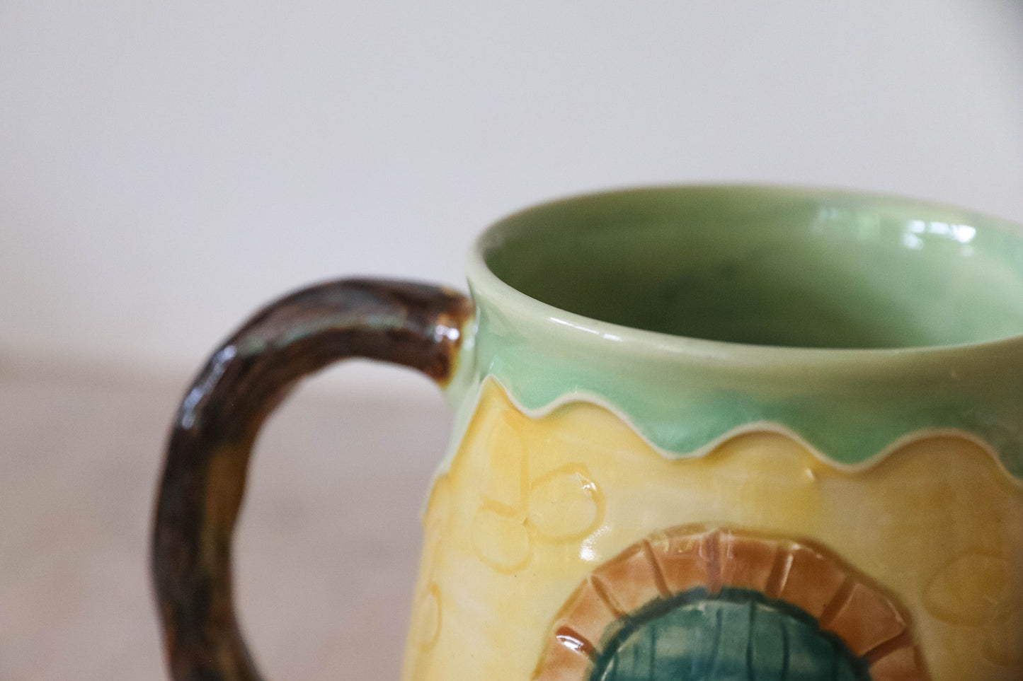 Yellow hobbit House Stoneware Mug