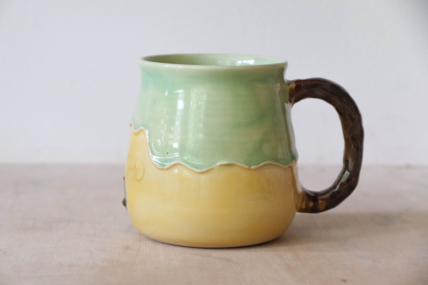Yellow hobbit House Stoneware Mug