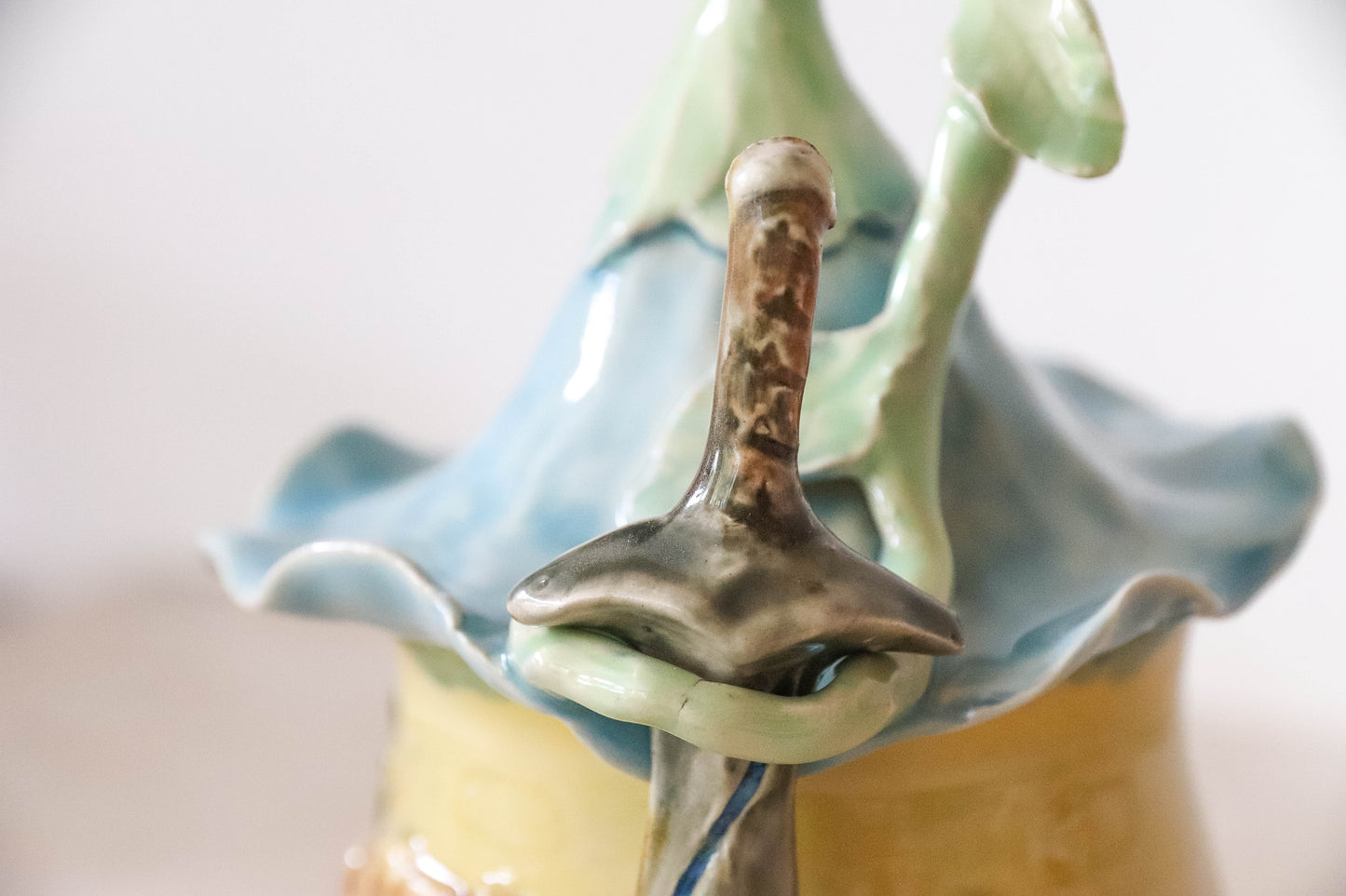 Hobbit House Flower Sword Stoneware Mug