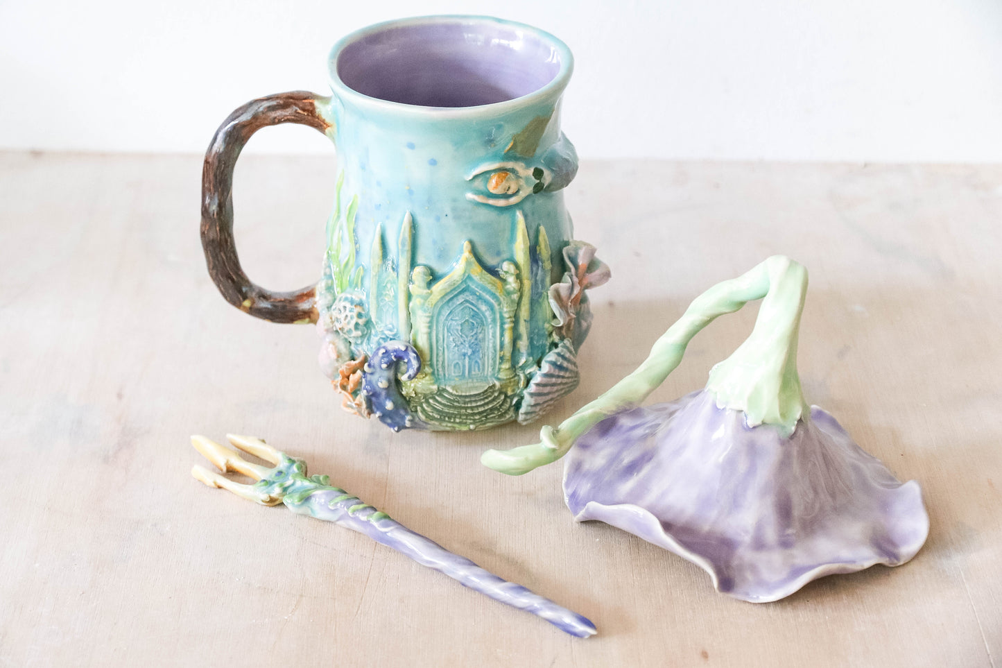 Mermaid Stoneware Mug