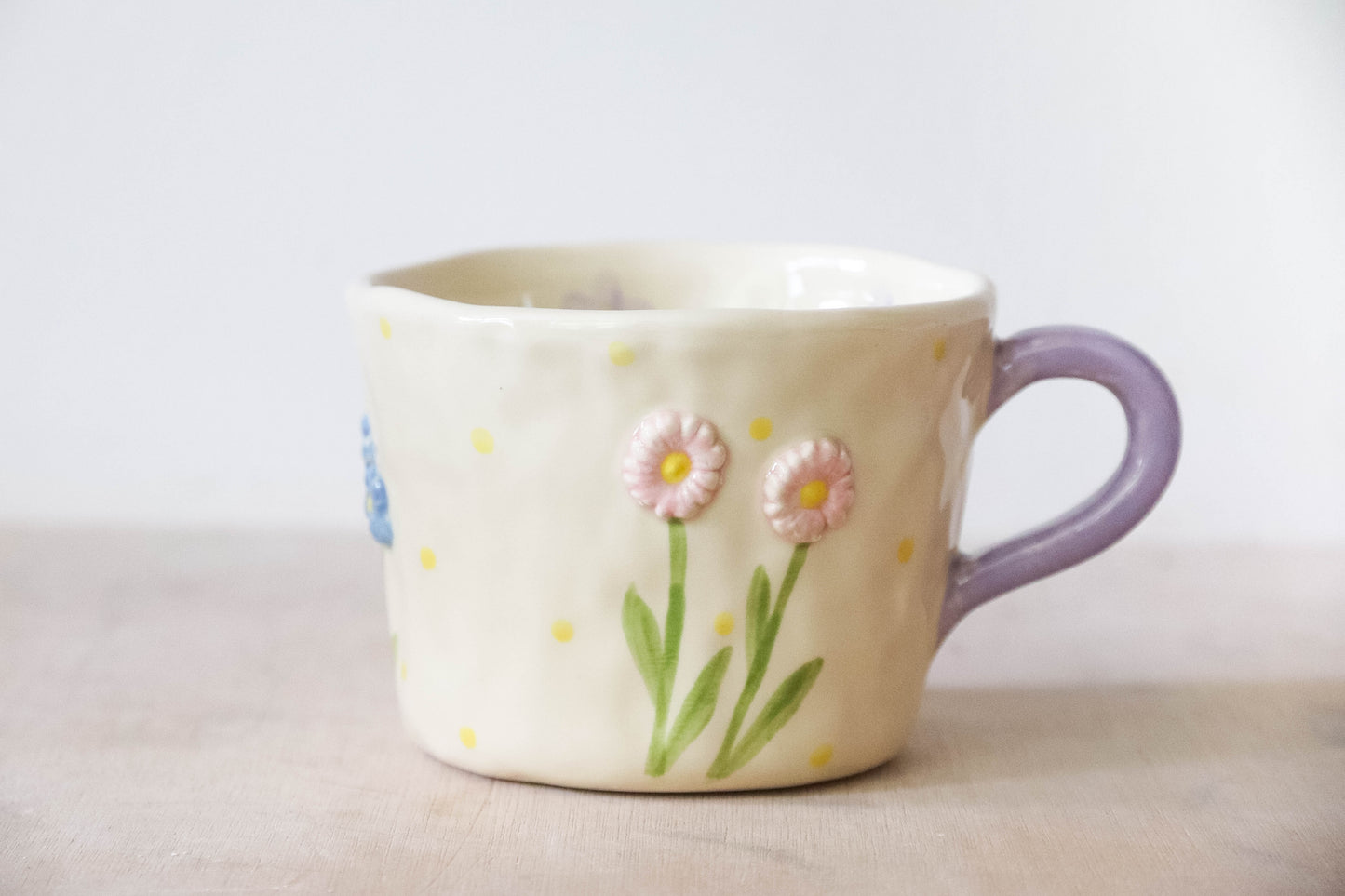 Spring Garden Cat Mug