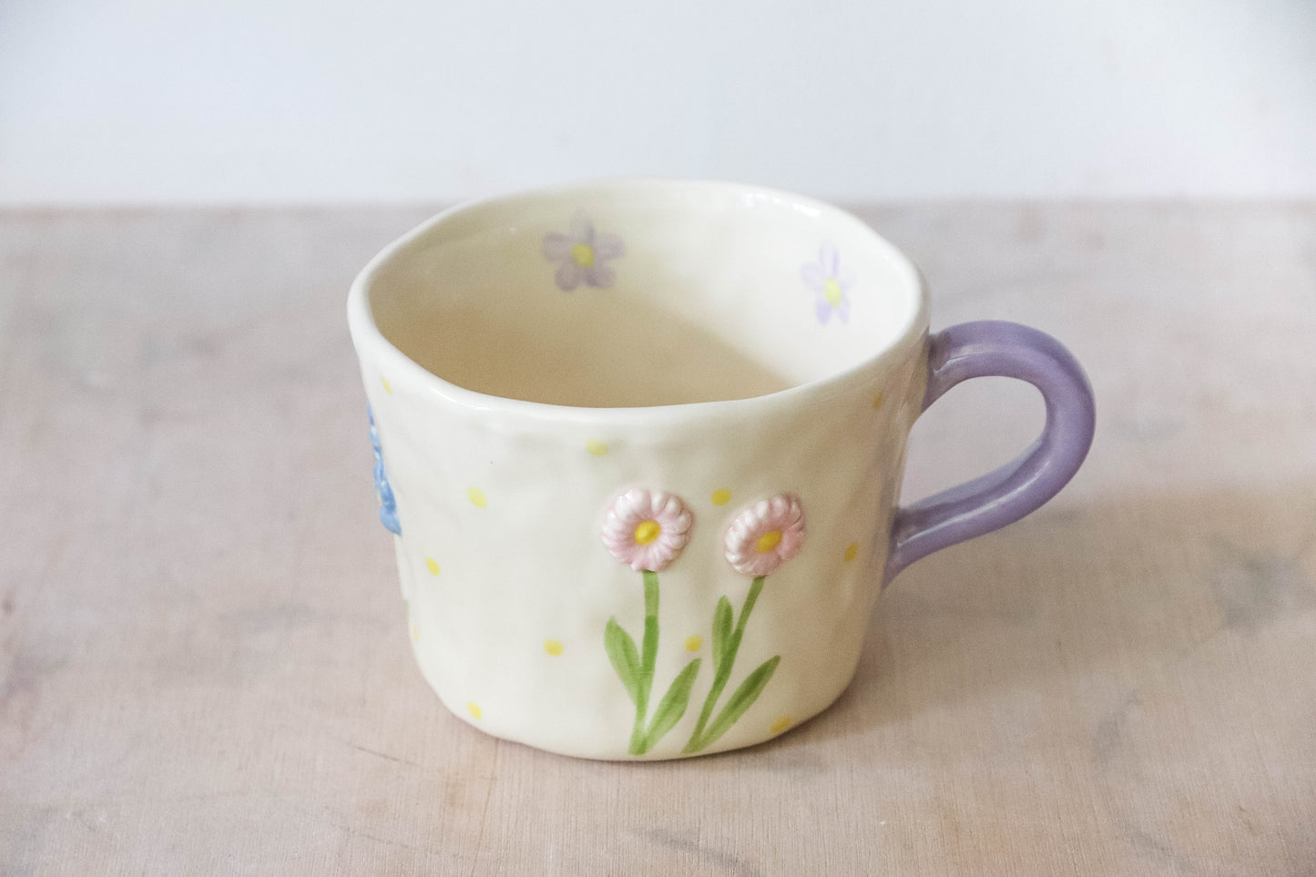 Spring Garden Cat Mug