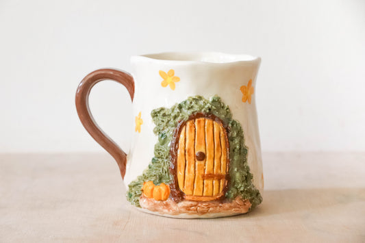 Autumn Fairy House Tulip Mug