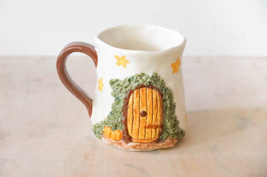 Autumn Fairy House Tulip Mug