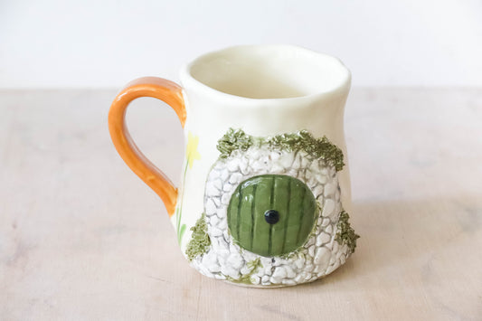 Stone Hobbit House Tulip Mug