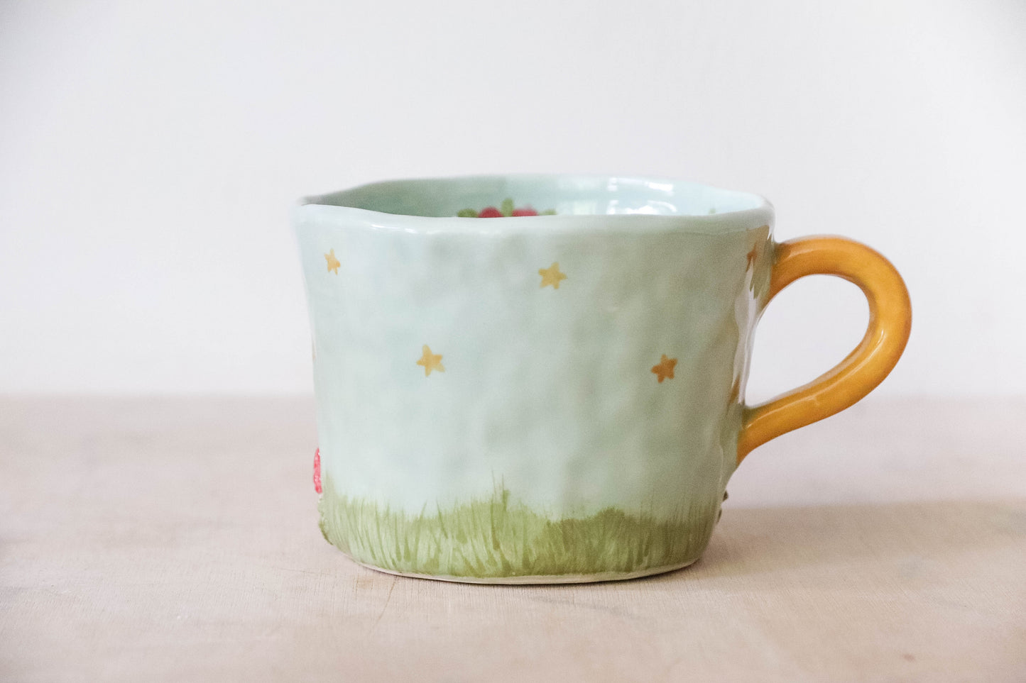 Blue Starry Fairy House Mug