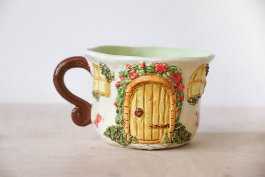 Wooden Fairy House Mug