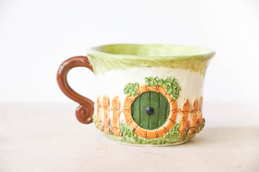 Green Garden Hobbit House Mug