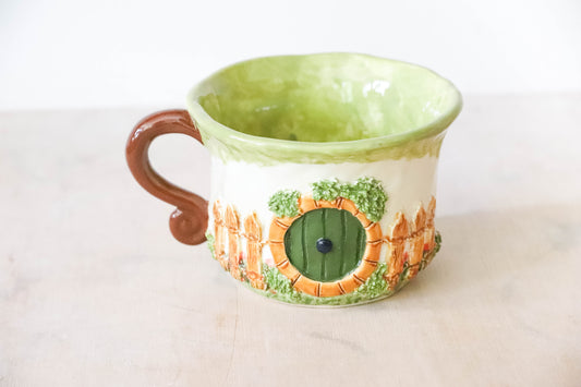 Green Garden Hobbit House Mug