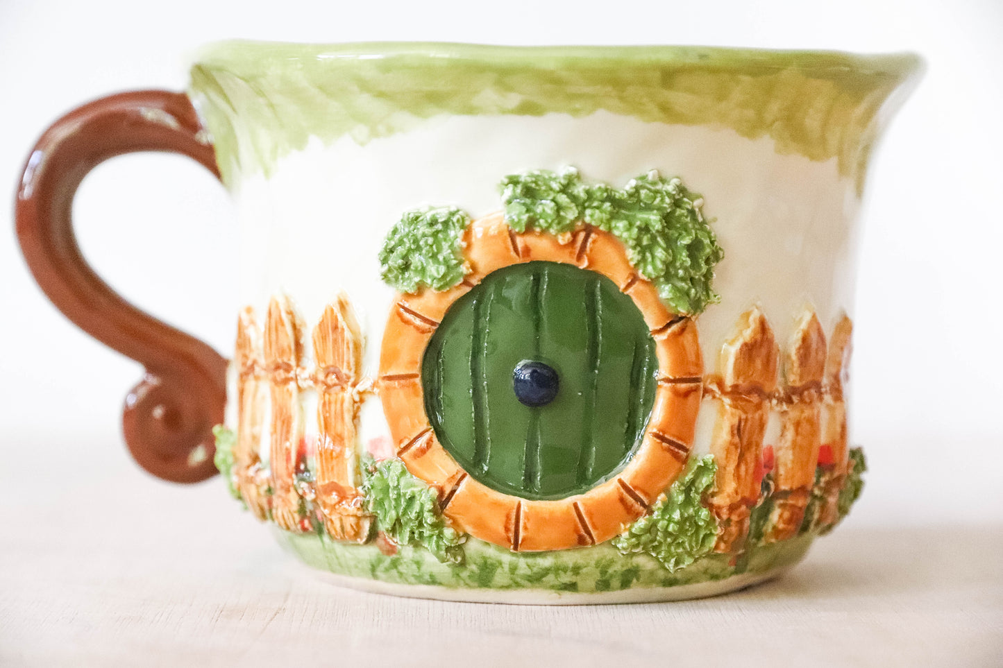 Green Garden Hobbit House Mug