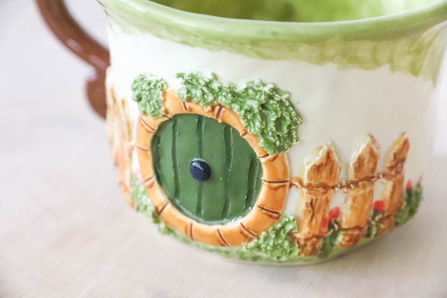 Green Garden Hobbit House Mug