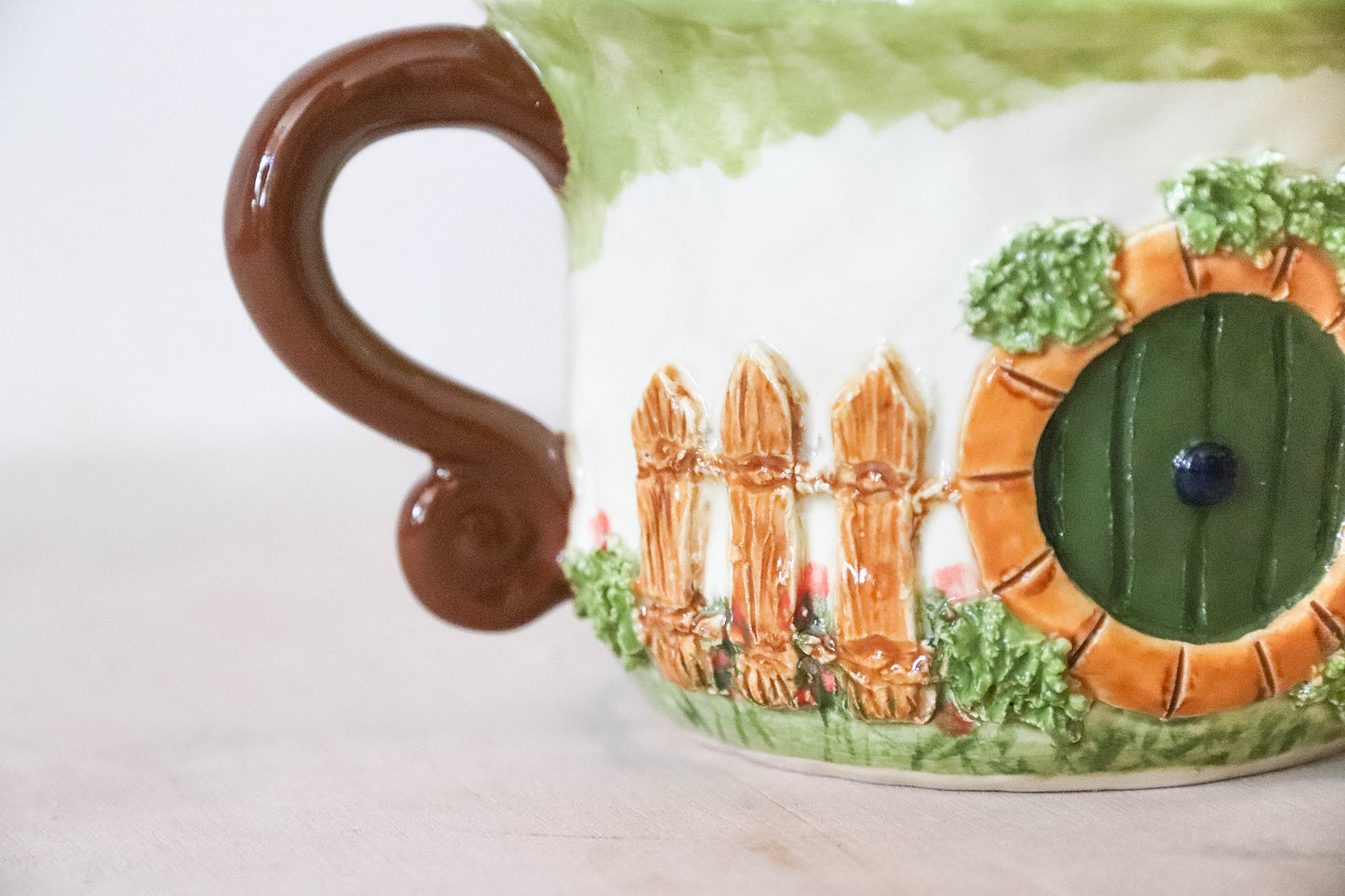 Green Garden Hobbit House Mug