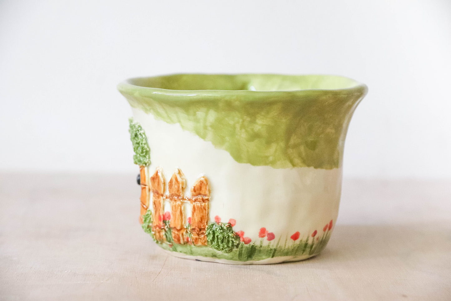 Green Garden Hobbit House Mug