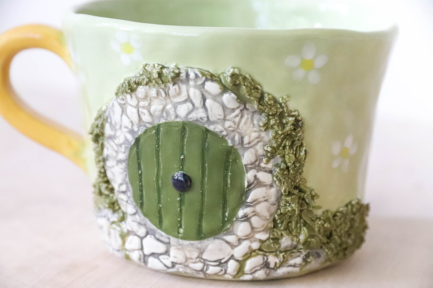 Green Stone Hobbit House Mug