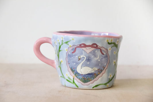 Swan Princess Purple Mug