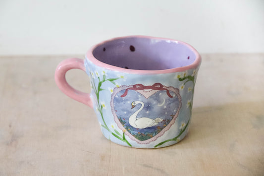 Swan Princess Purple Mug