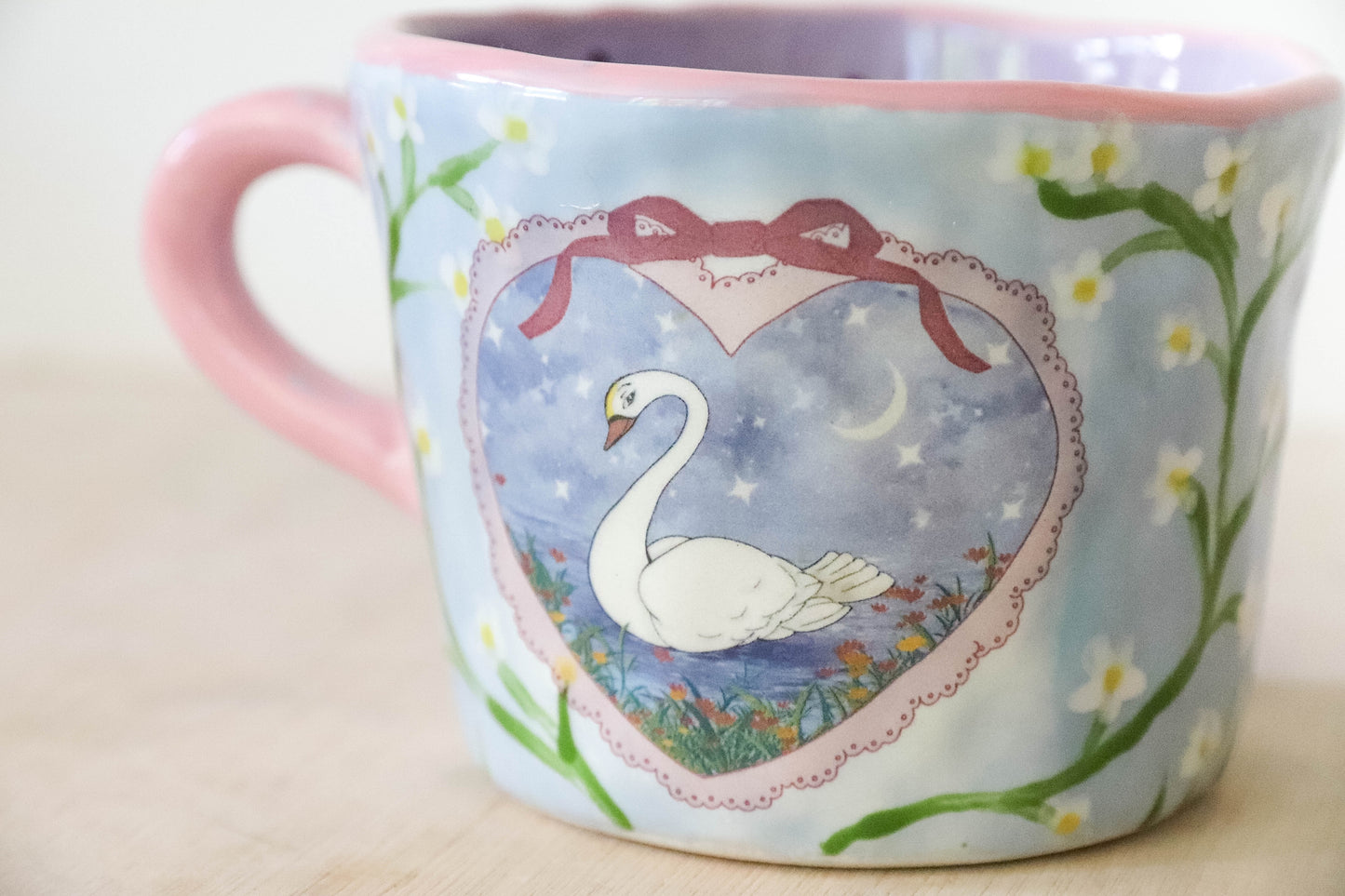 Swan Princess Purple Mug