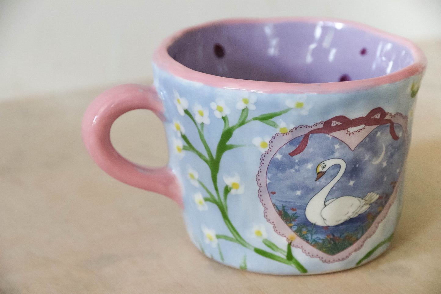 Swan Princess Purple Mug