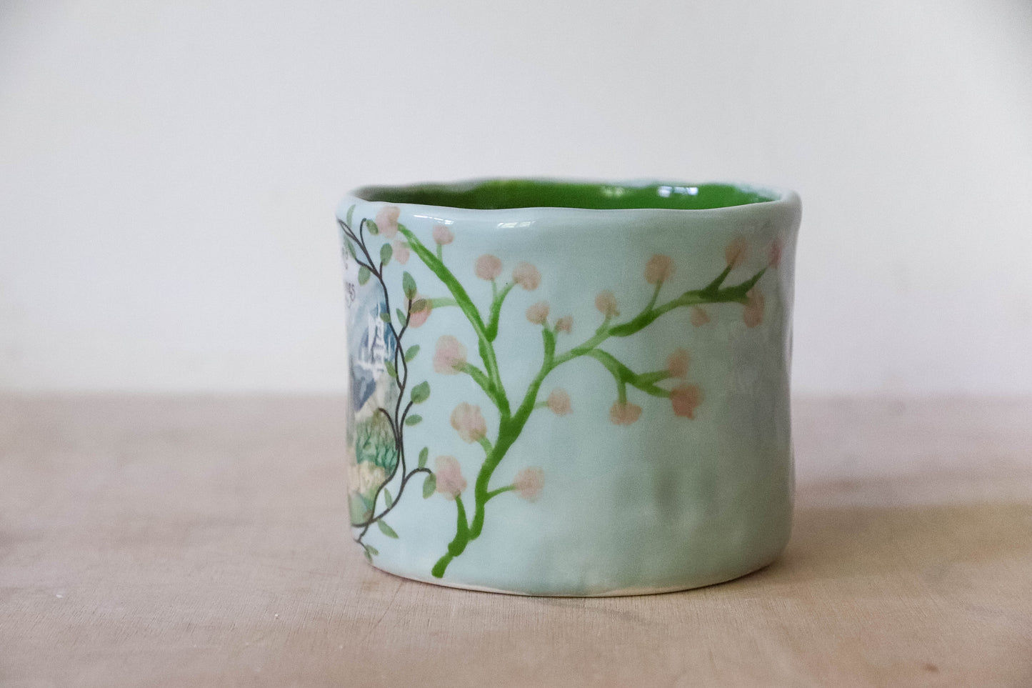 Lotr Blue Floral Mug Large