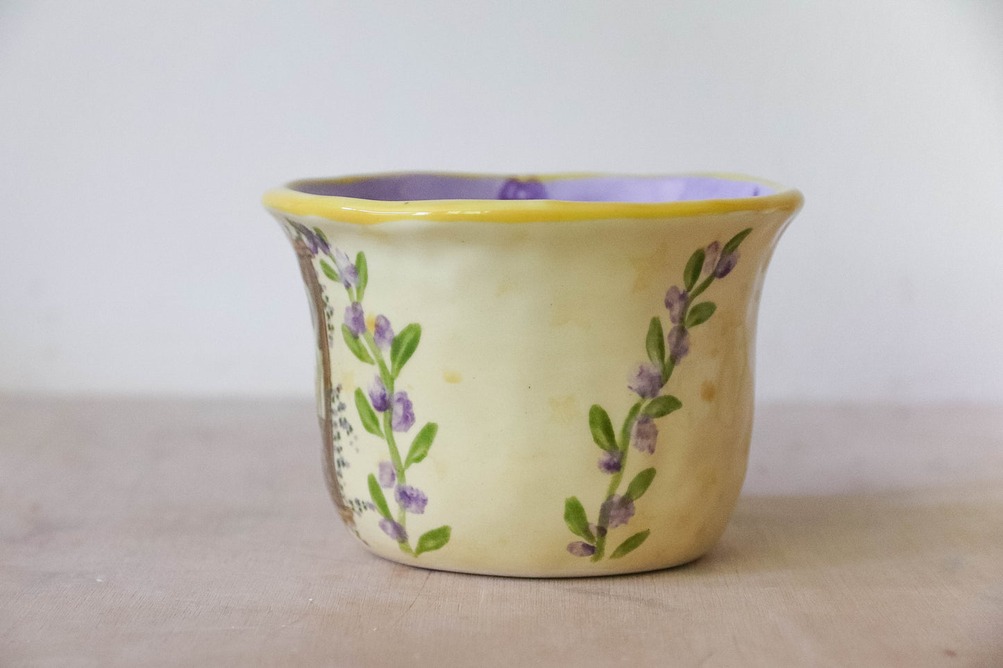 Snuggly Duckling Purple Yellow Mug
