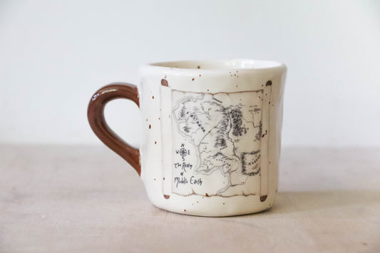 Middle Earth Map Small Mug