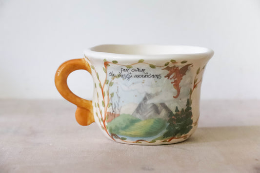 Cream Misty Mountains Mug