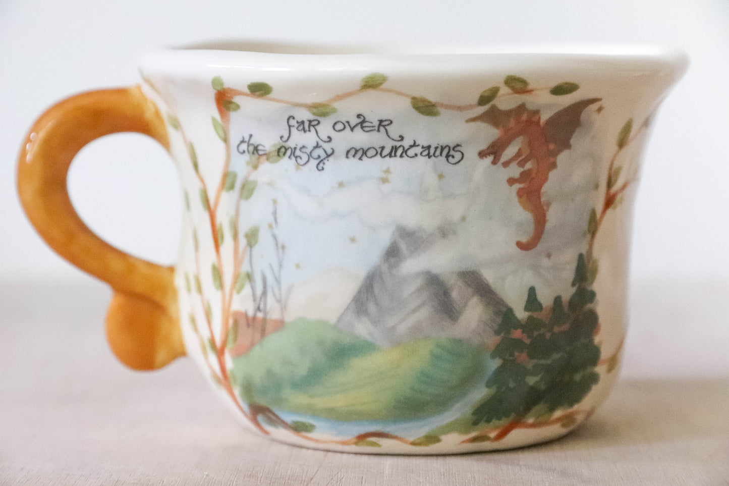 Cream Misty Mountains Mug