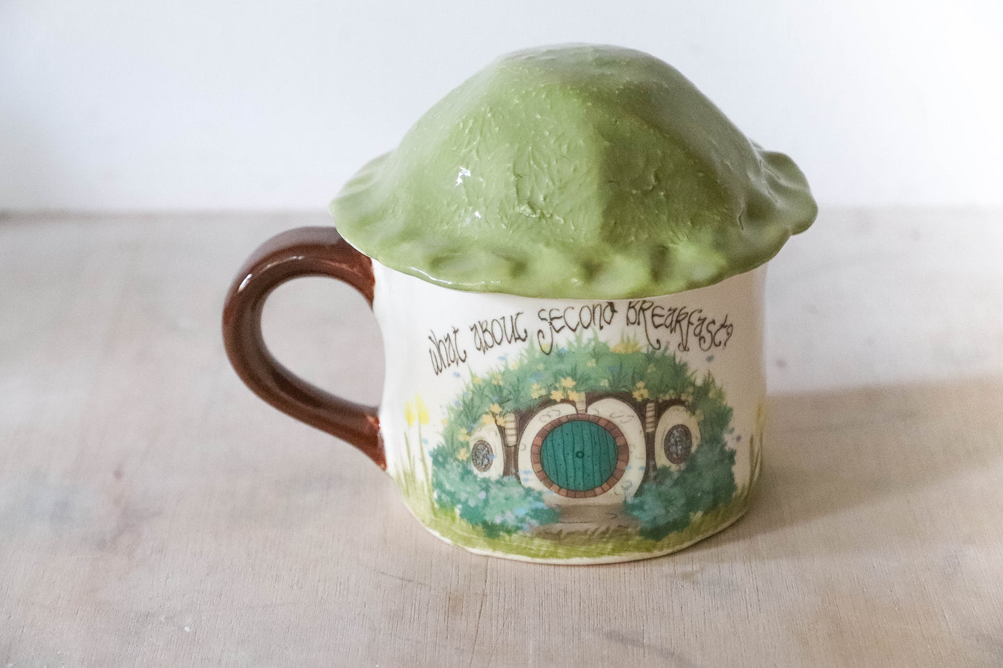 Second Breakfast Lidded Mug Large