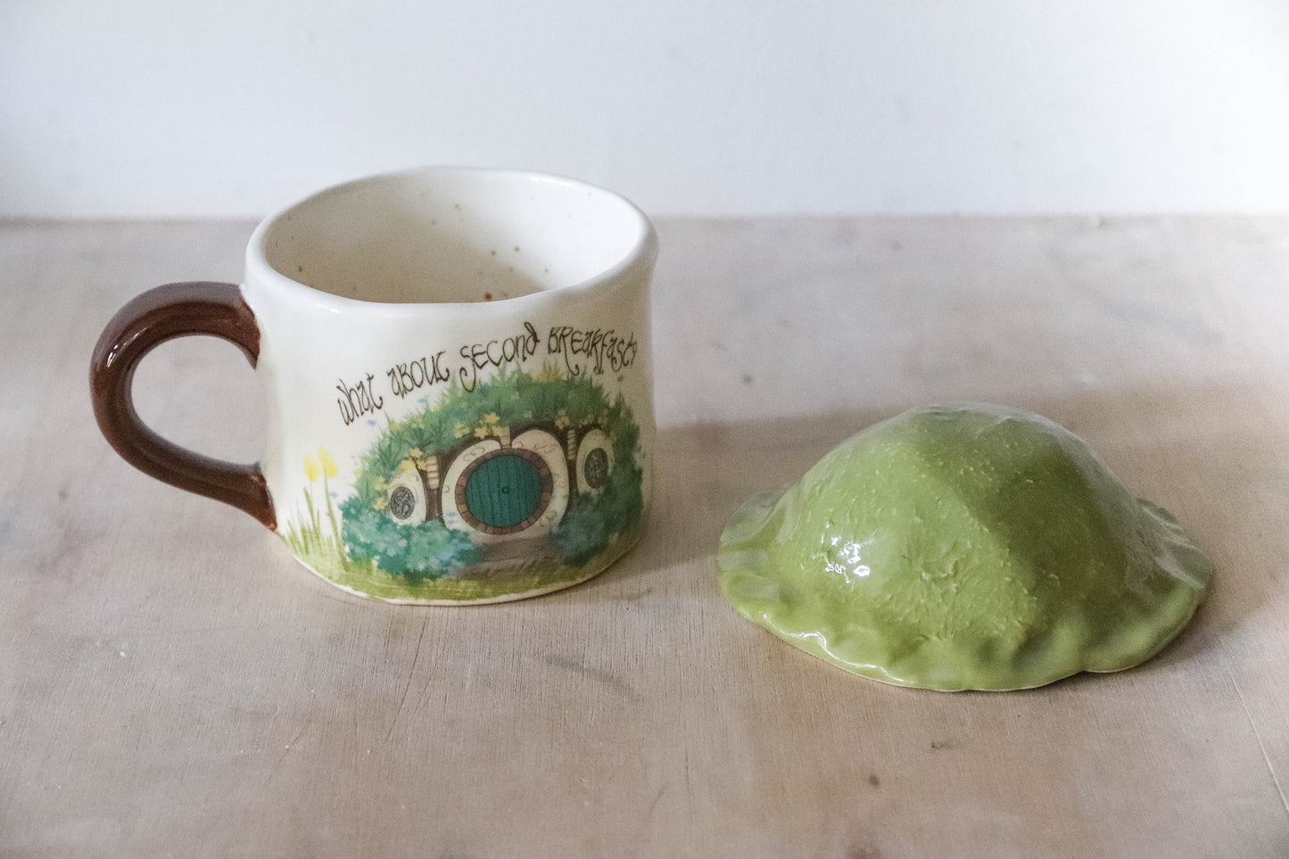 Second Breakfast Lidded Mug Large