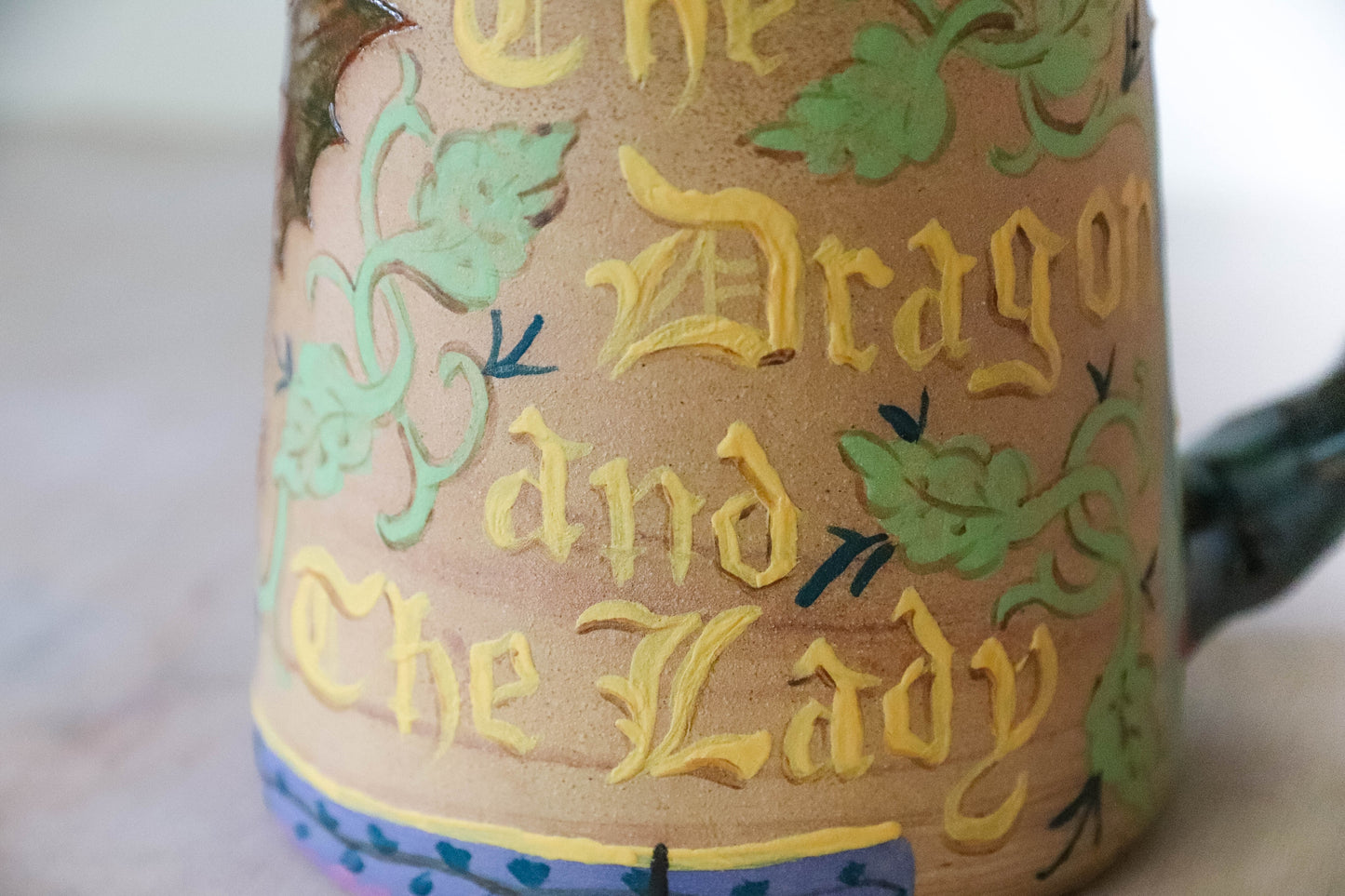 The Lady and The Dragon Stoneware Mug