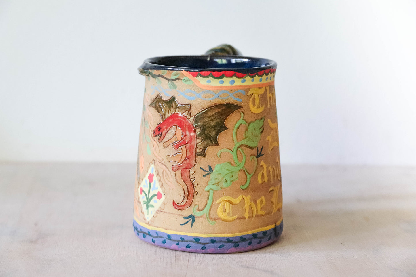 The Lady and The Dragon Stoneware Mug