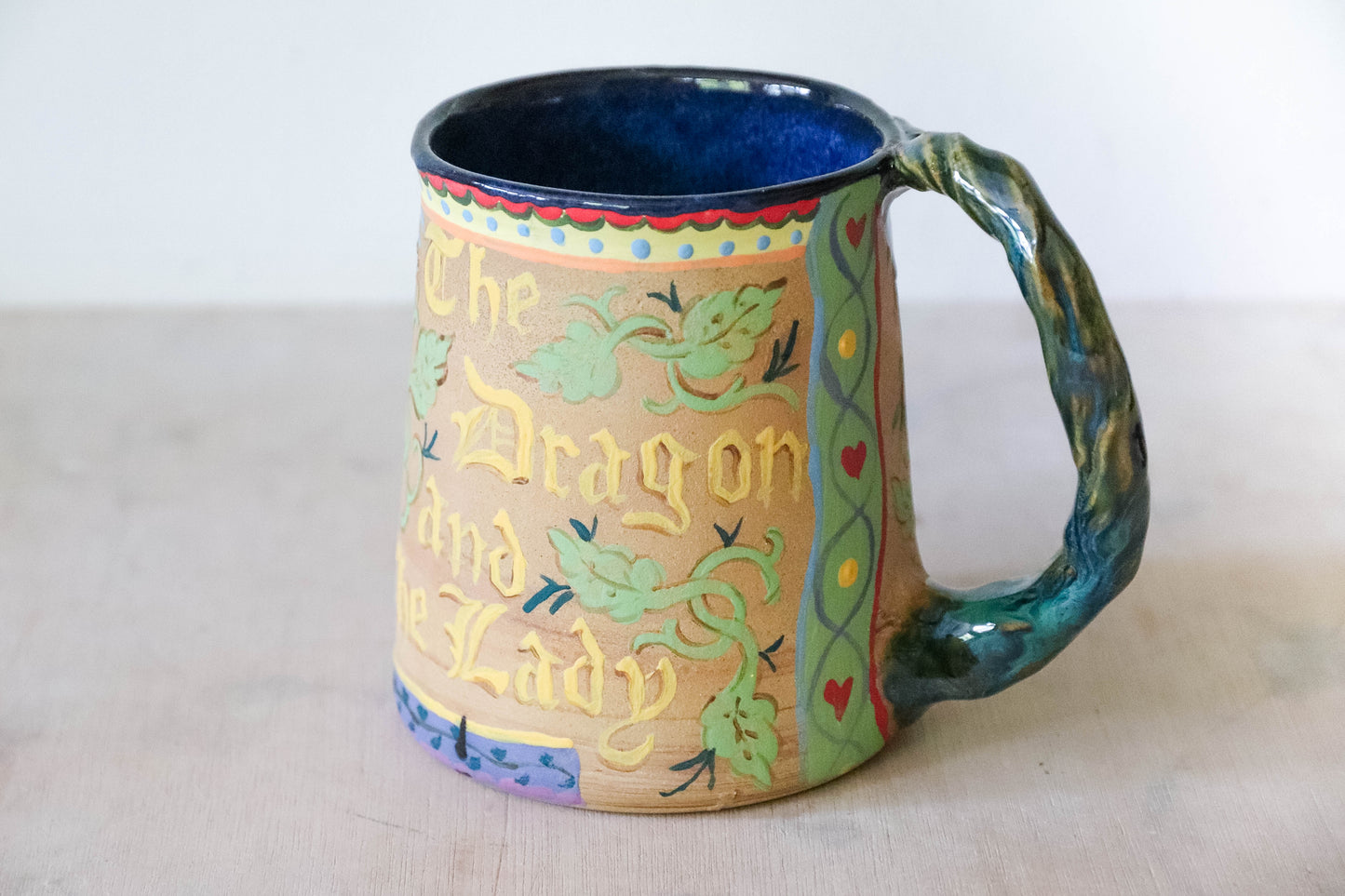 The Lady and The Dragon Stoneware Mug
