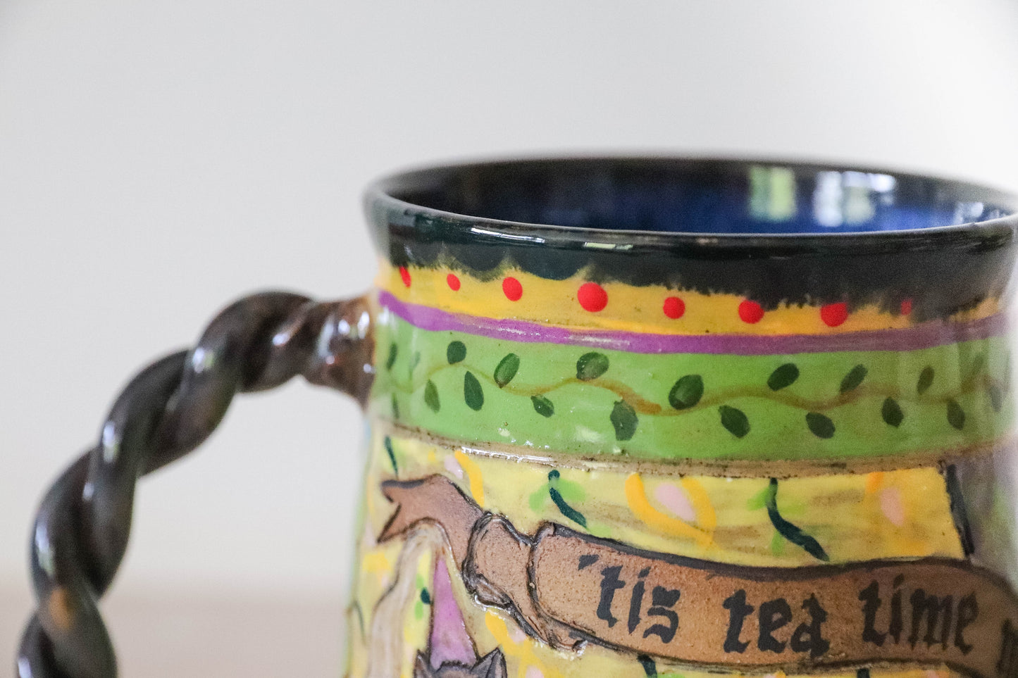 Medieval Cats Stoneware Mug