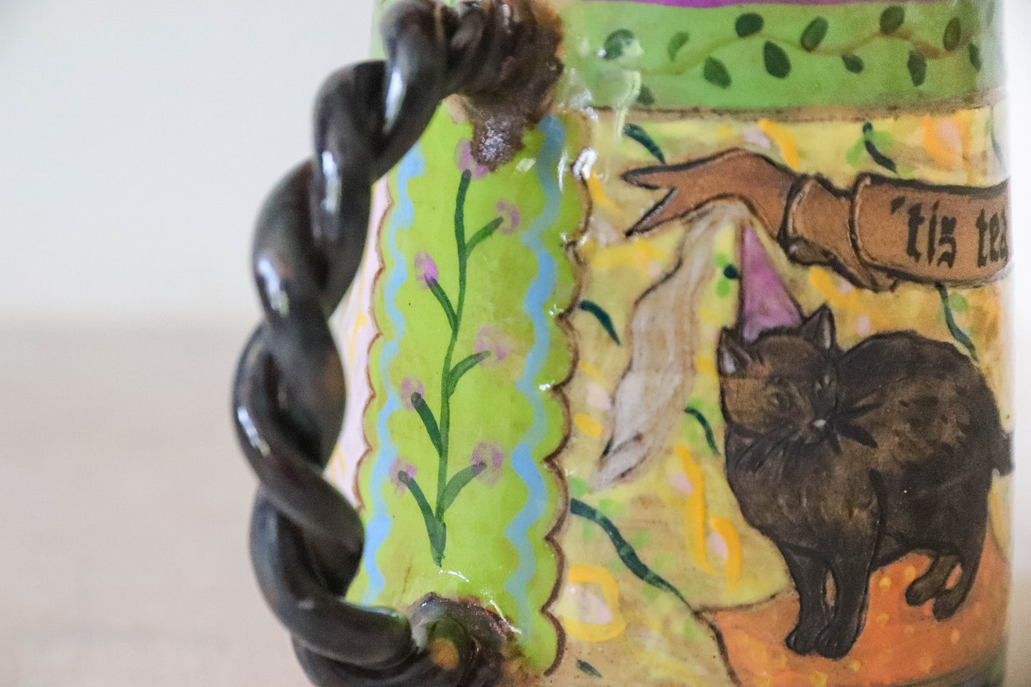 Medieval Cats Stoneware Mug