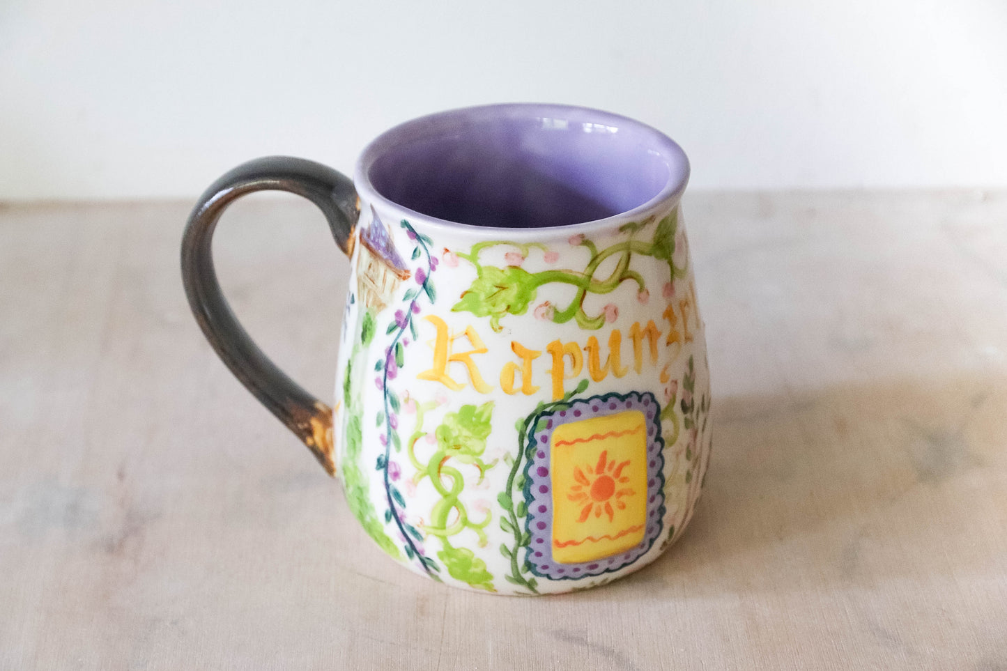 Medieval Rapunzel Stoneware Mug - large