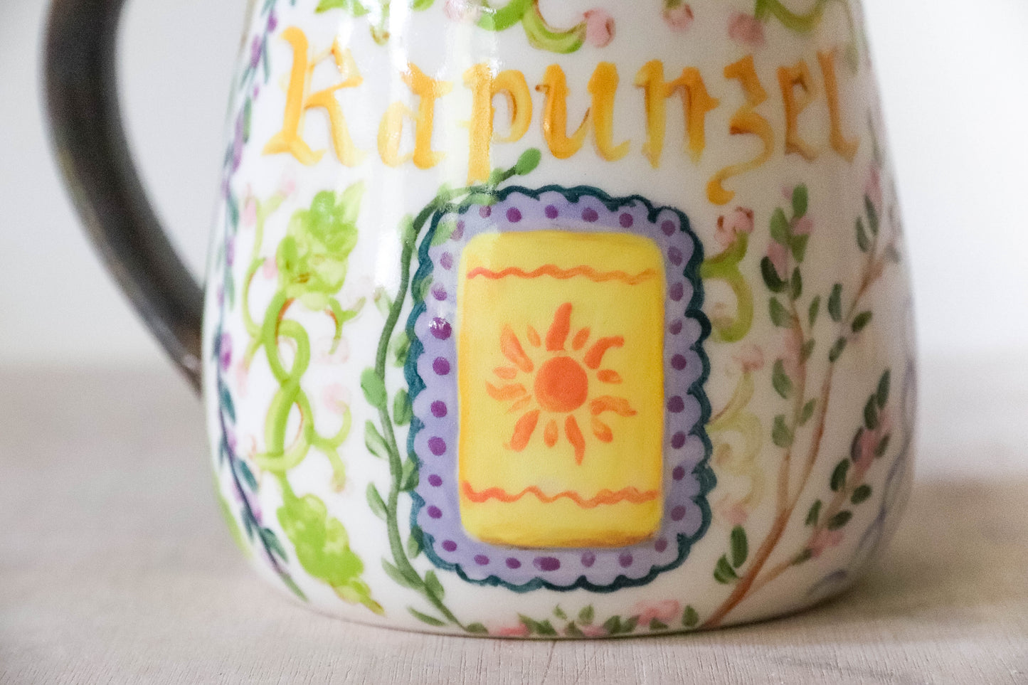 Medieval Rapunzel Stoneware Mug - large