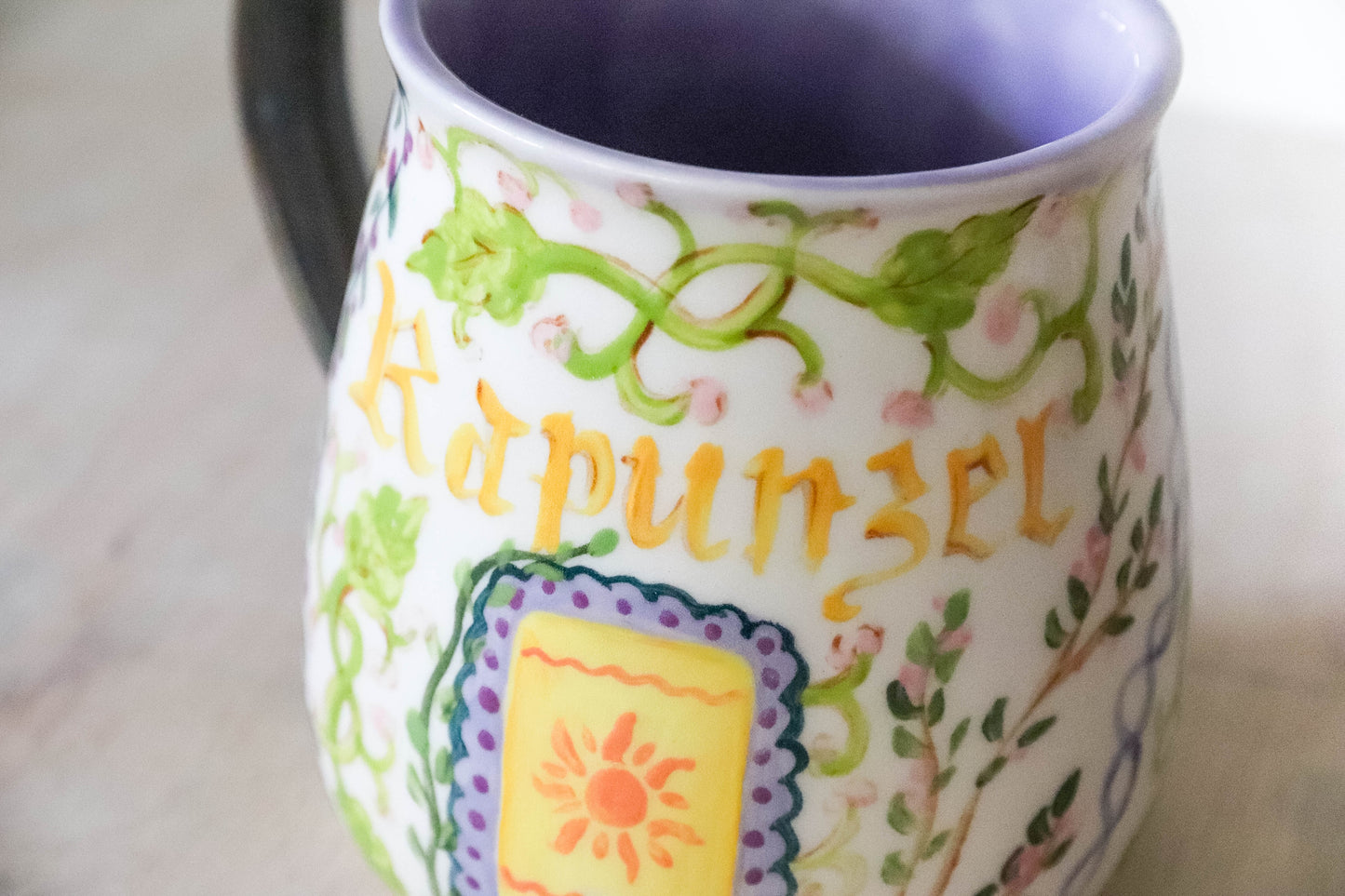Medieval Rapunzel Stoneware Mug - large