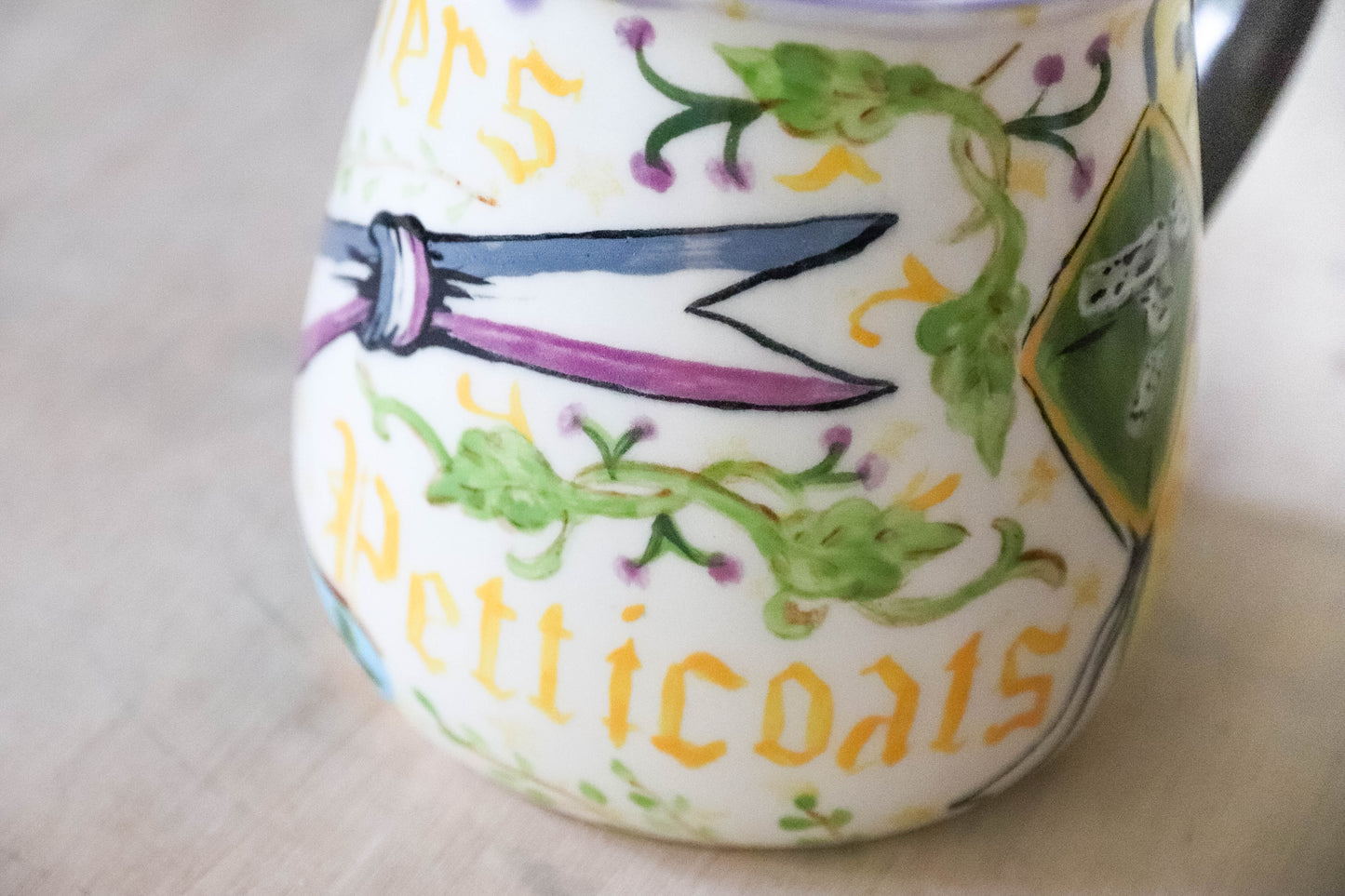 Medieval Votes for Women Stoneware Mug - large