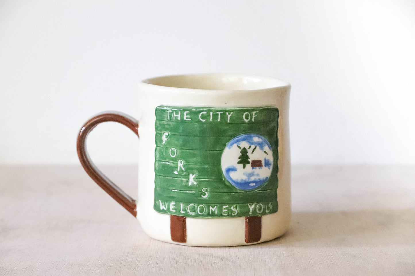 Forks Washington Round Mug