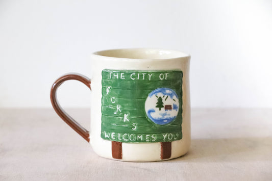 Forks Washington Round Mug