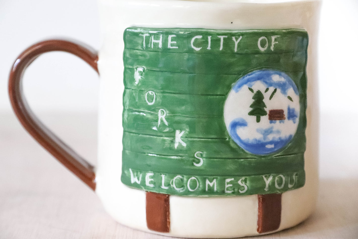 Forks Washington Round Mug