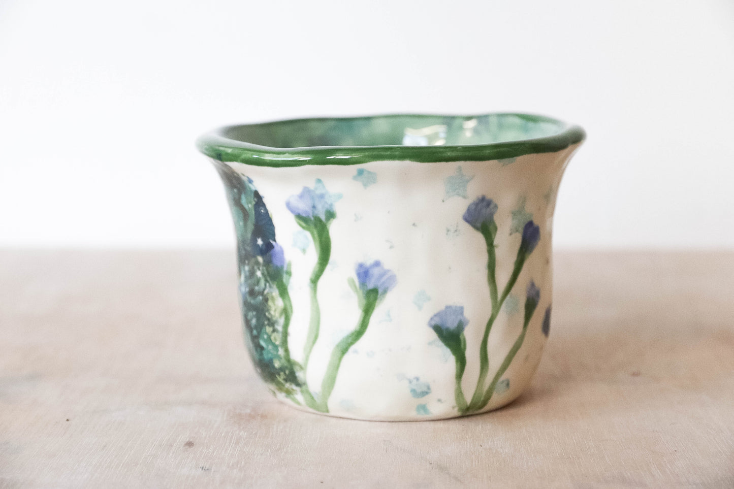 Peekaboo Apple Baseball Mug