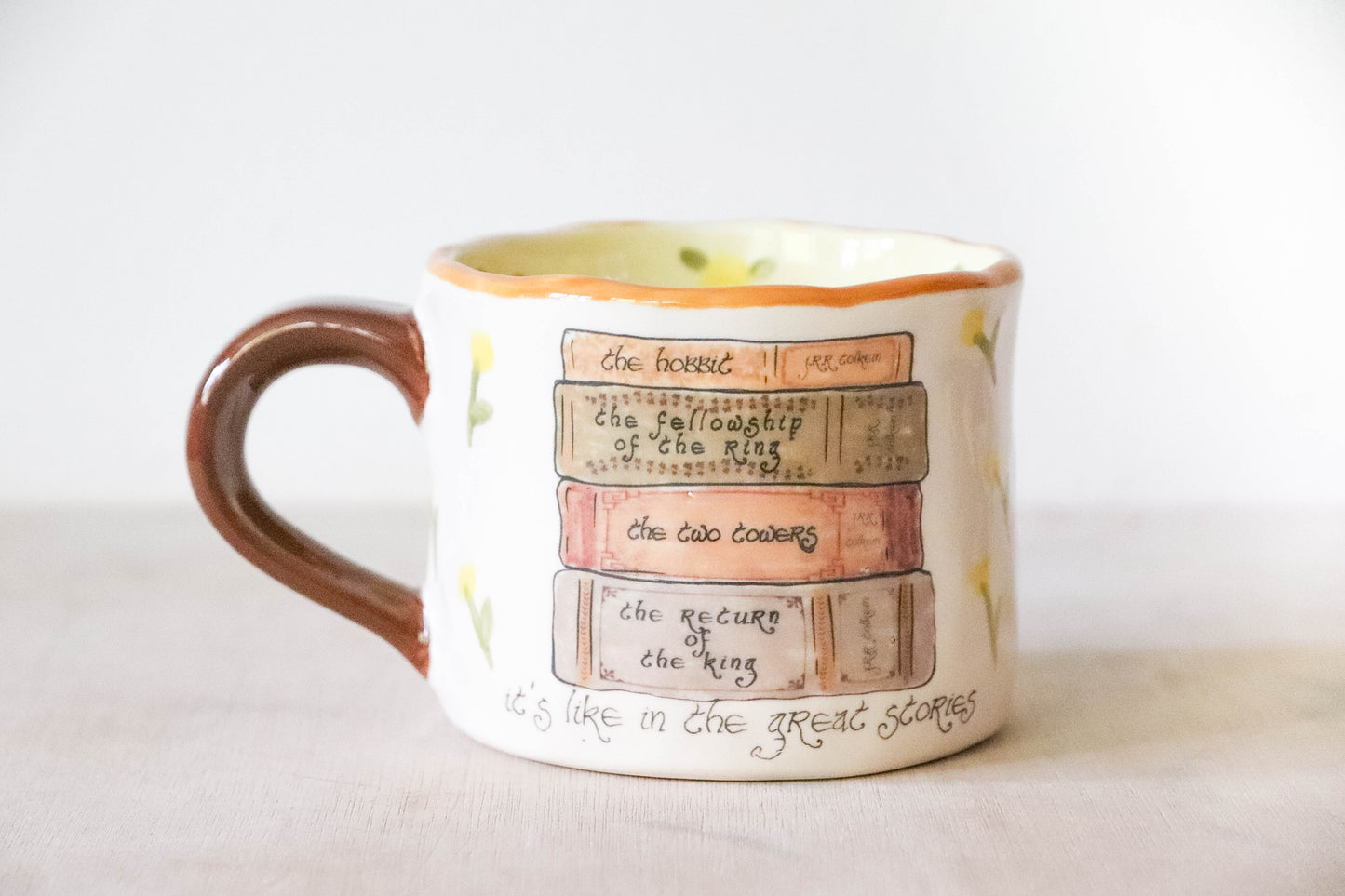 Lord of The Rings Books Mug Large