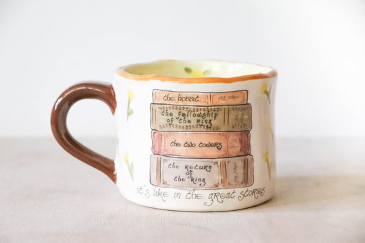 Lord of The Rings Books Mug Large