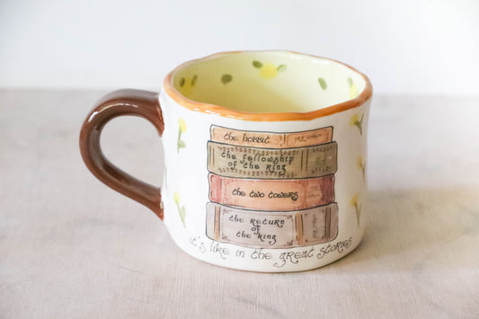 Lord of The Rings Books Mug Large