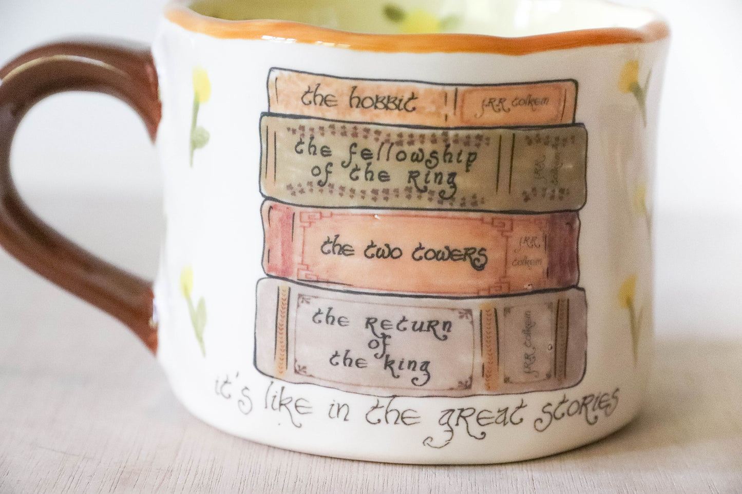 Lord of The Rings Books Mug Large
